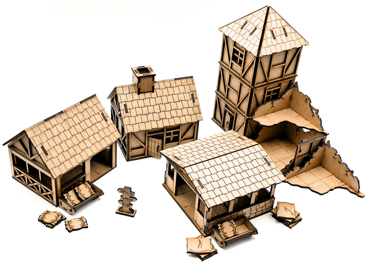 Building Set 2 - Northpass Outpost Tower and Stable