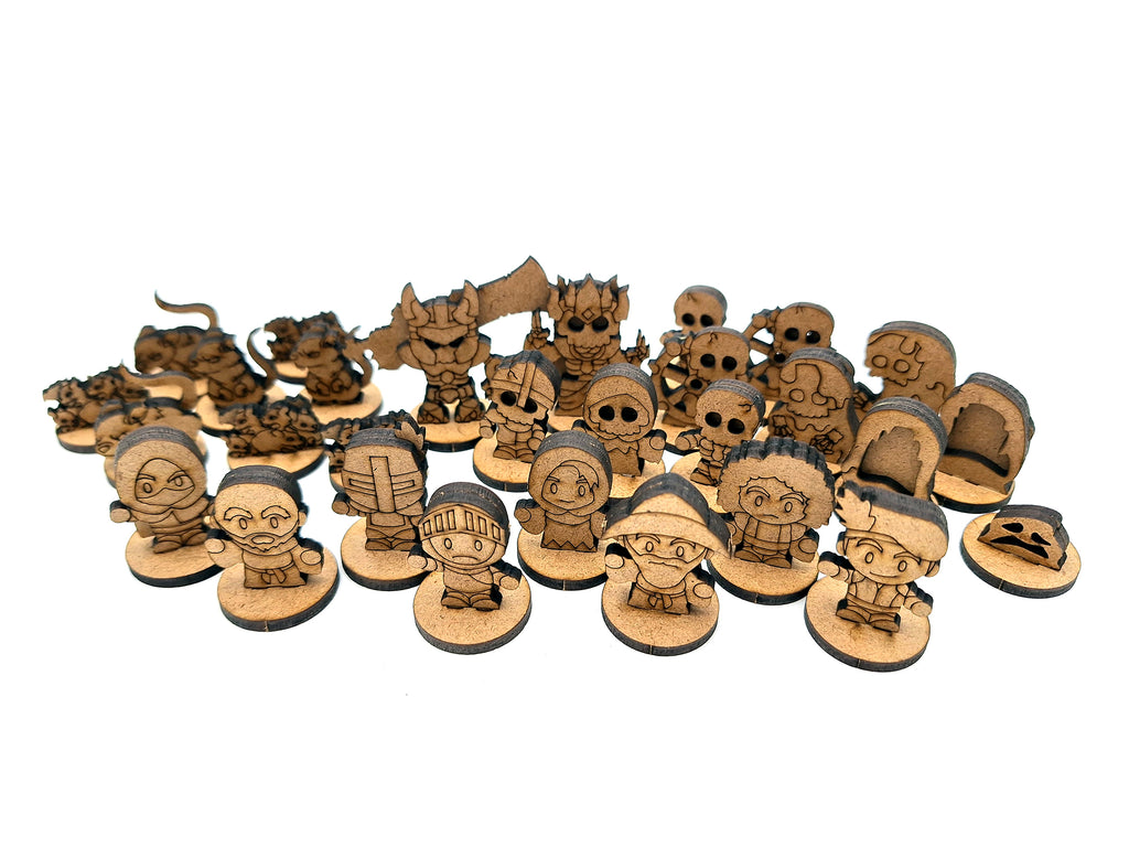 Minis Set 1 - Battle of the Ooze-Cursed Legion